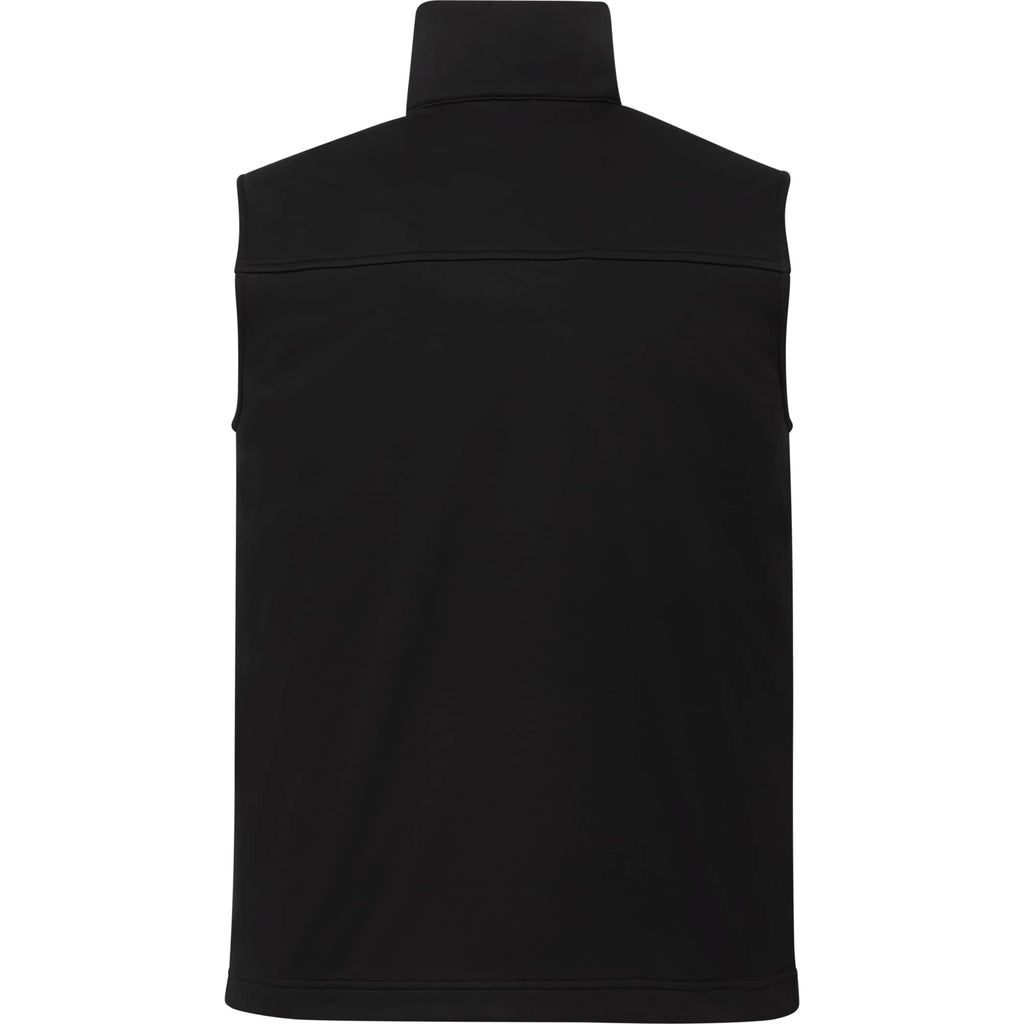 Joris Recycled Waterproof Softshell Vest for Men Embroidery - Black - Back