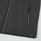 Joris Recycled Waterproof Softshell Vest for Men Transfer - Heather Dark Charcoal - Detail 2