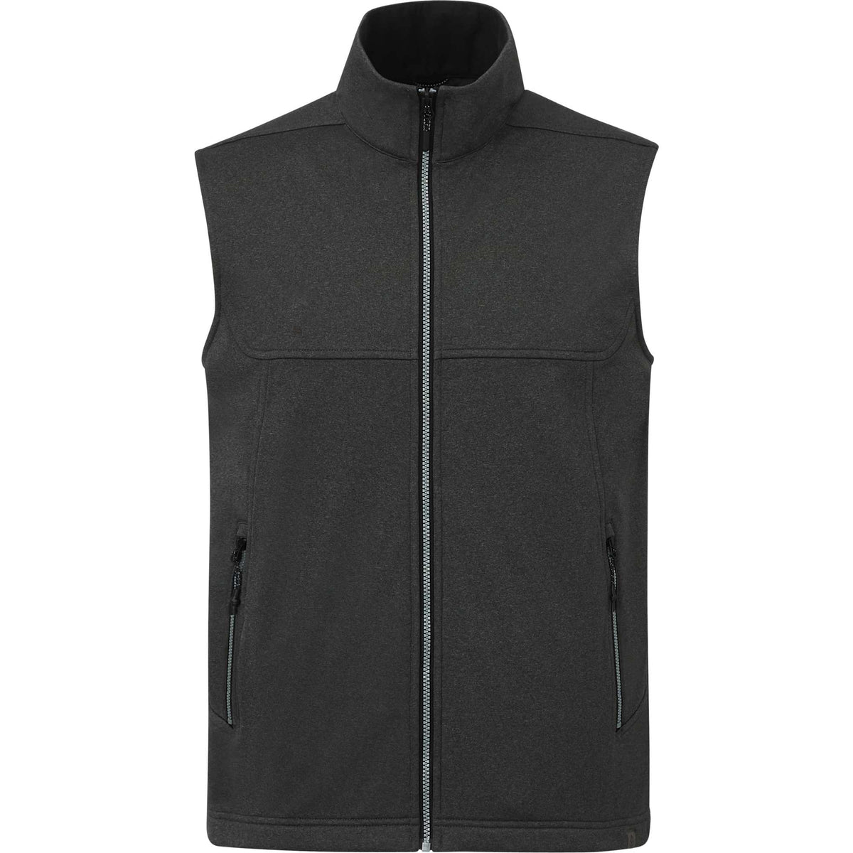 Joris Recycled Waterproof Softshell Vest for Men Transfer - Heather Dark Charcoal - Front