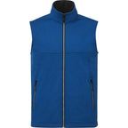 Joris Recycled Waterproof Softshell Vest for Men Transfer - Metro Blue Heather - Front