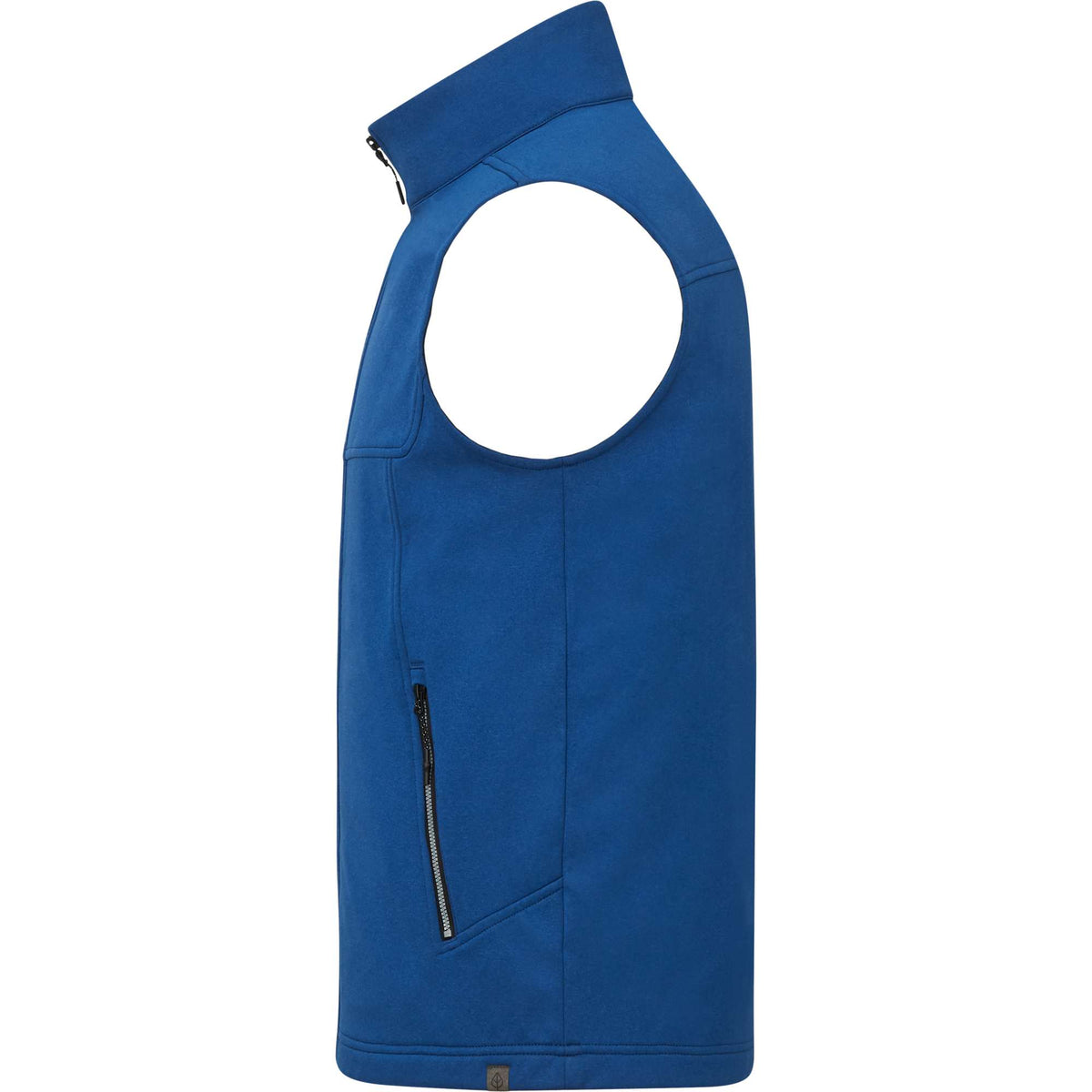 Joris Recycled Waterproof Softshell Vest for Men Transfer - Metro Blue Heather - Left Side