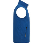 Joris Recycled Waterproof Softshell Vest for Men Transfer - Metro Blue Heather - Right Side