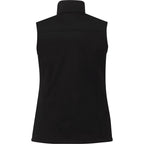 Joris Recycled Waterproof Softshell Vest for Women Embroidery - Black - Back