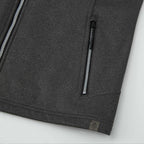 Joris Recycled Waterproof Softshell Vest for Women Transfer - Heather Dark Charcoal - Detail 2