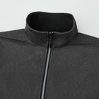 Joris Recycled Waterproof Softshell Vest for Women Transfer - Heather Dark Charcoal - Detail