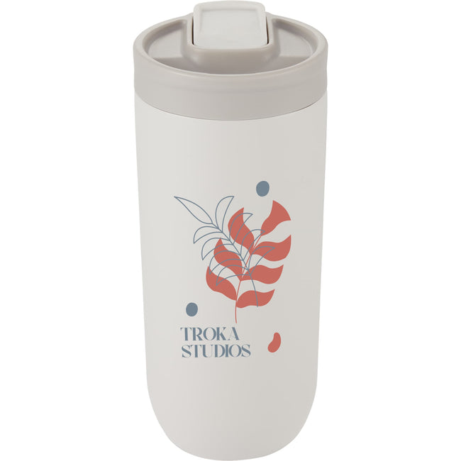 Joshua Recycled Travel Tumbler with Push-Button Lid, 17 oz Full Color
