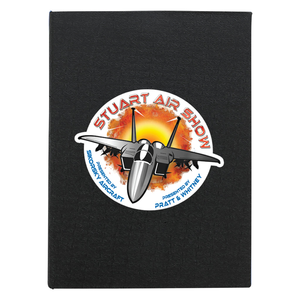 Jotter with Sticky Notes and Page Flags - Black - Full Color
