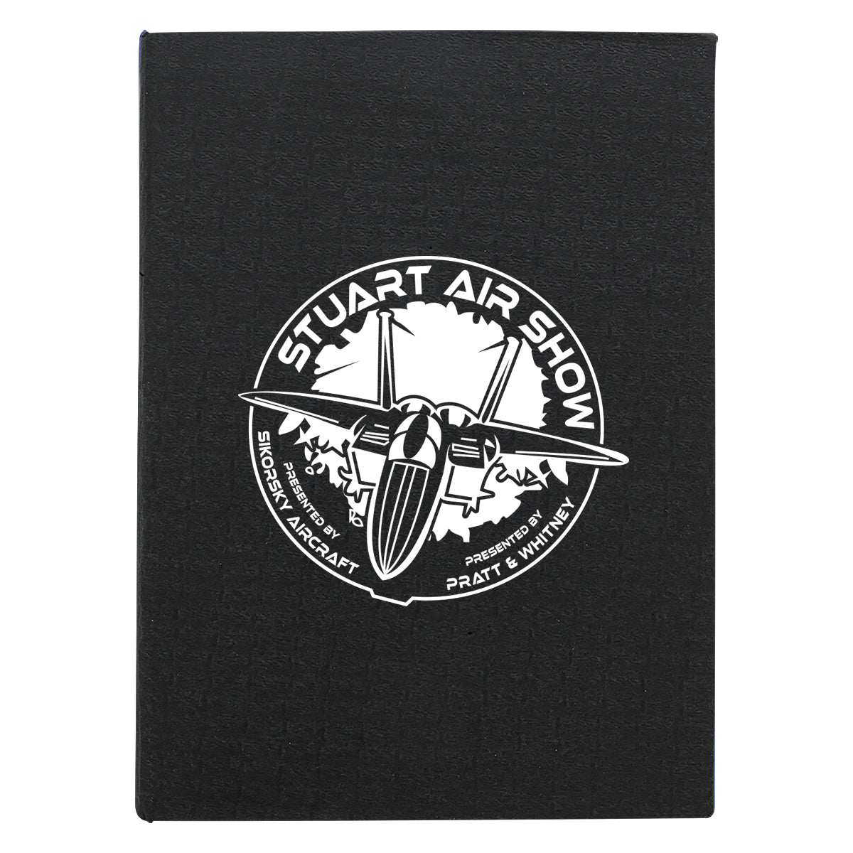 Jotter with Sticky Notes and Page Flags - Black - Silk Screen