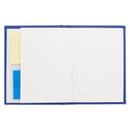 Jotter with Sticky Notes and Page Flags - Blue - Open_Center