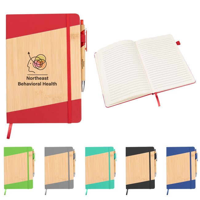 Journal and Pen in Bamboo