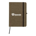 Journal, Heathered - Brown - Silk Screen