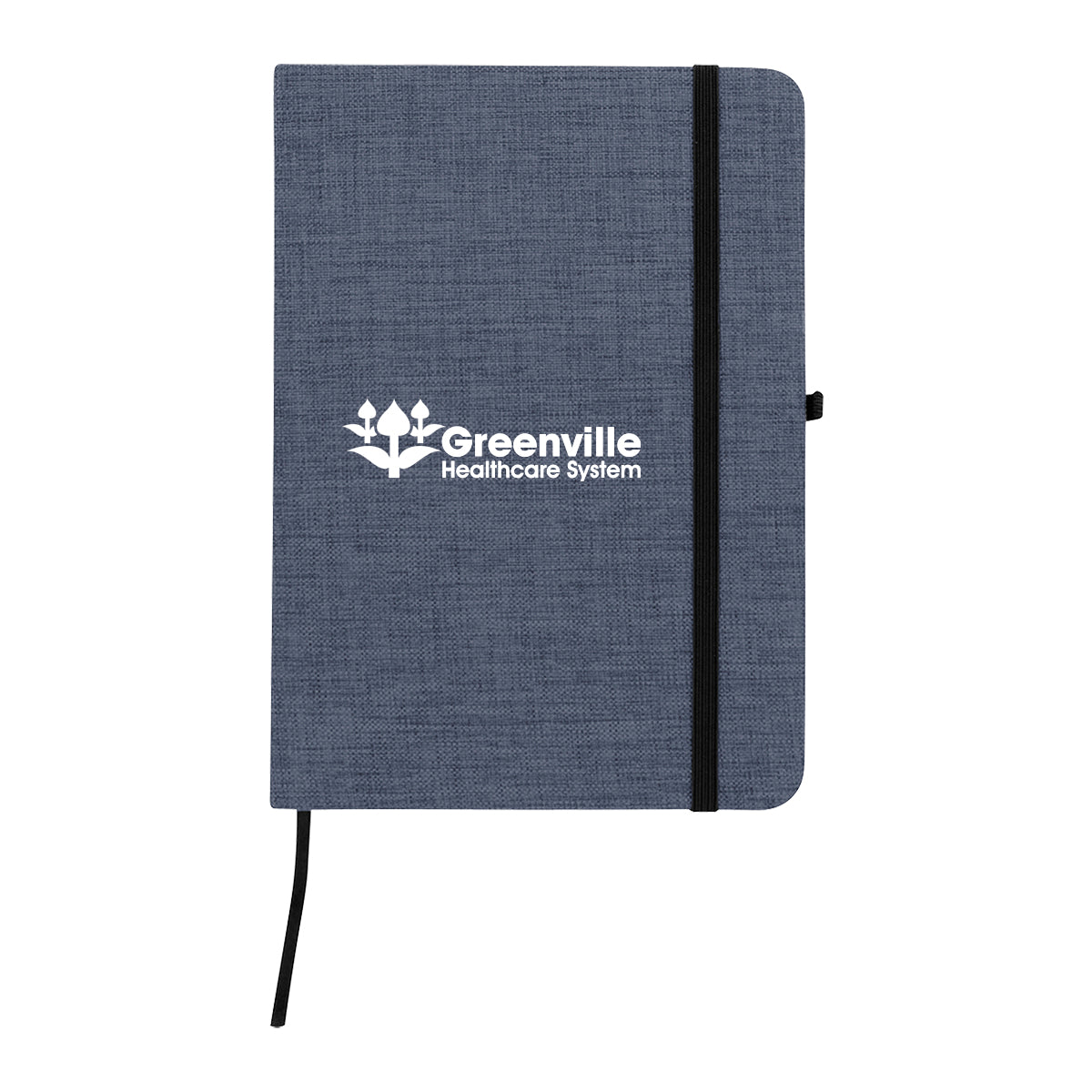 Journal, Heathered - Navy - Silk Screen