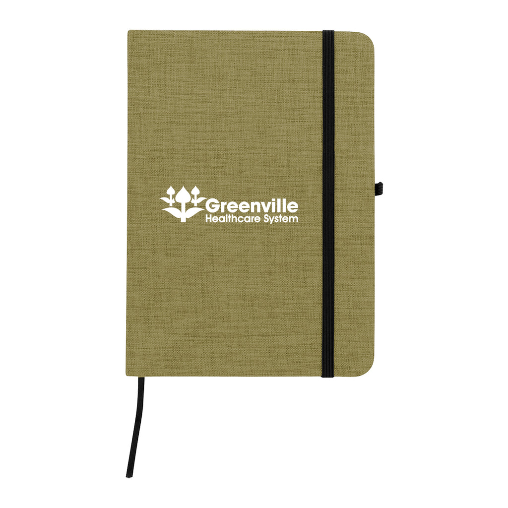 Journal, Heathered - Olive - Silk Screen