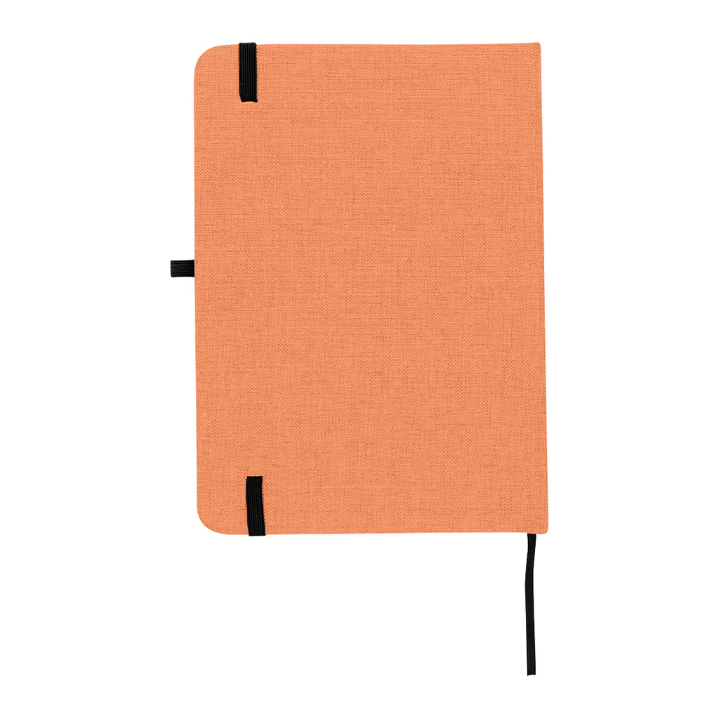 Journal, Heathered - Orange - Back
