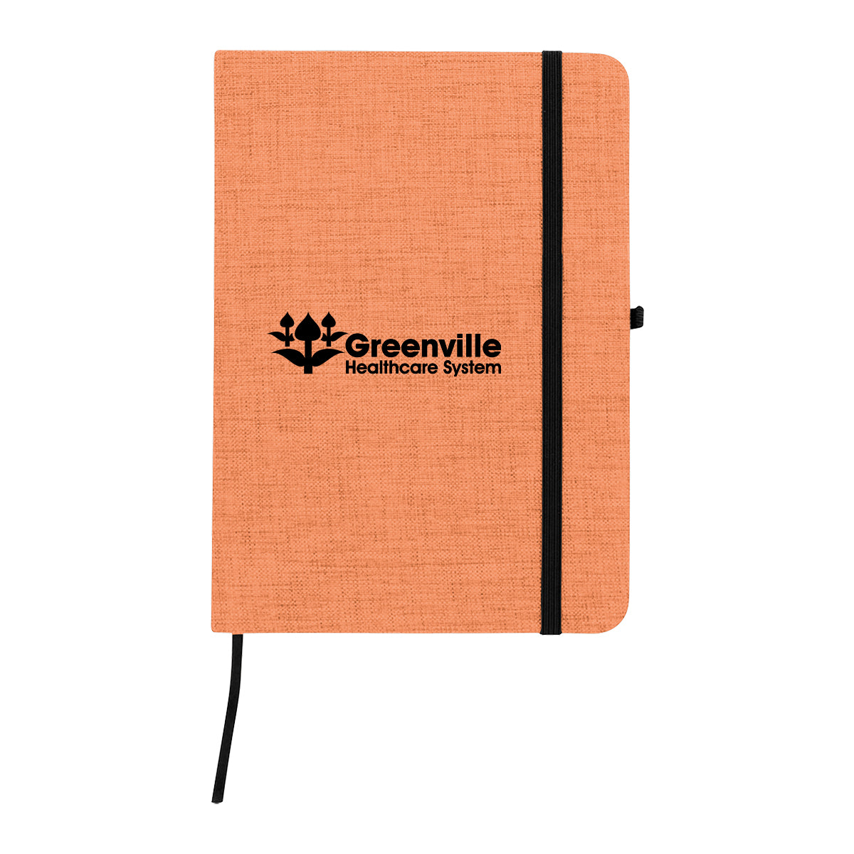 Journal, Heathered - Orange - Silk Screen