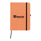 Journal, Heathered - Orange - Silk Screen