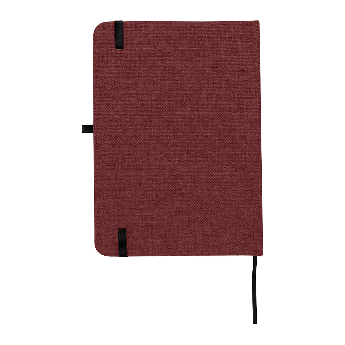 Journal, Heathered - Red - Back