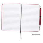 Journal, Heathered - Red - Open
