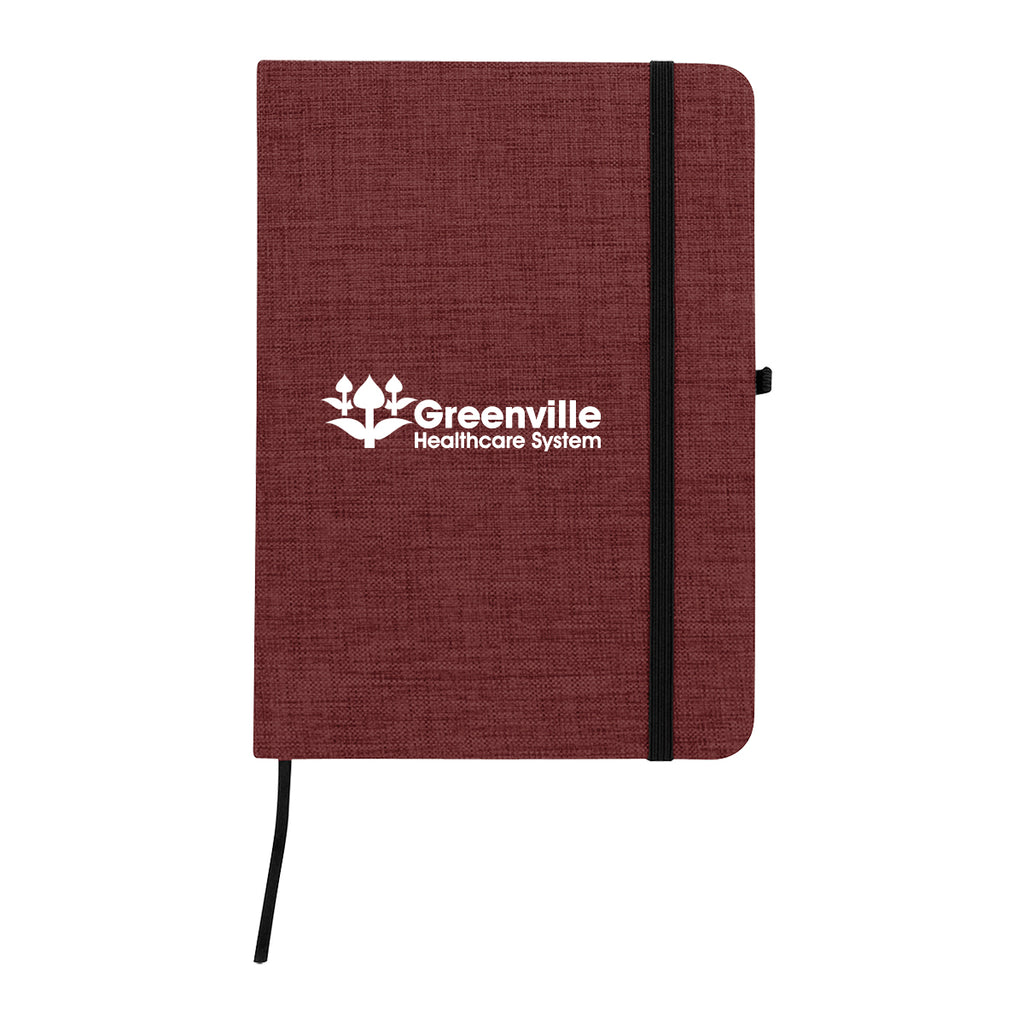 Journal, Heathered - Red - Silk Screen
