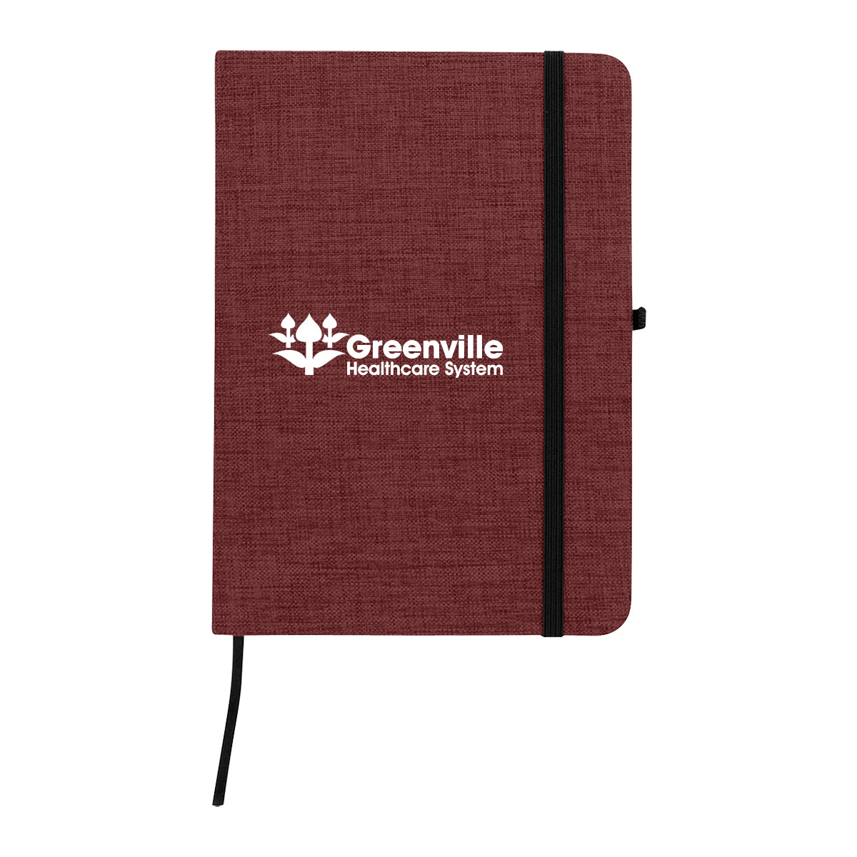 Journal, Heathered - Red - Silk Screen