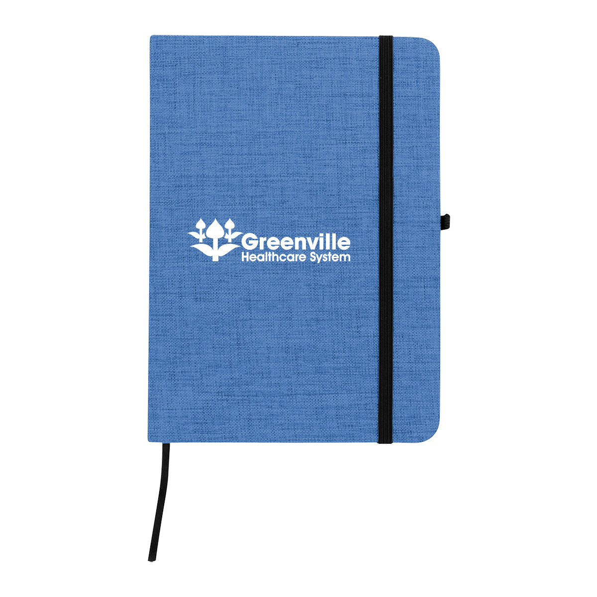 Journal, Heathered - Royal Blue - Silk Screen