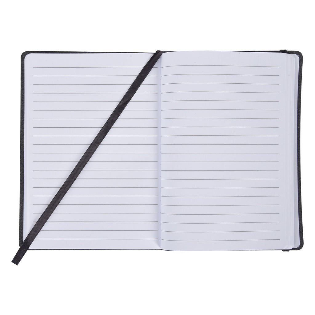 Journal in Recycled Cotton - Gray - Open