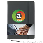 Journal Notebook in Recycled PET Full Color - Black - NPB1_Optional_Band