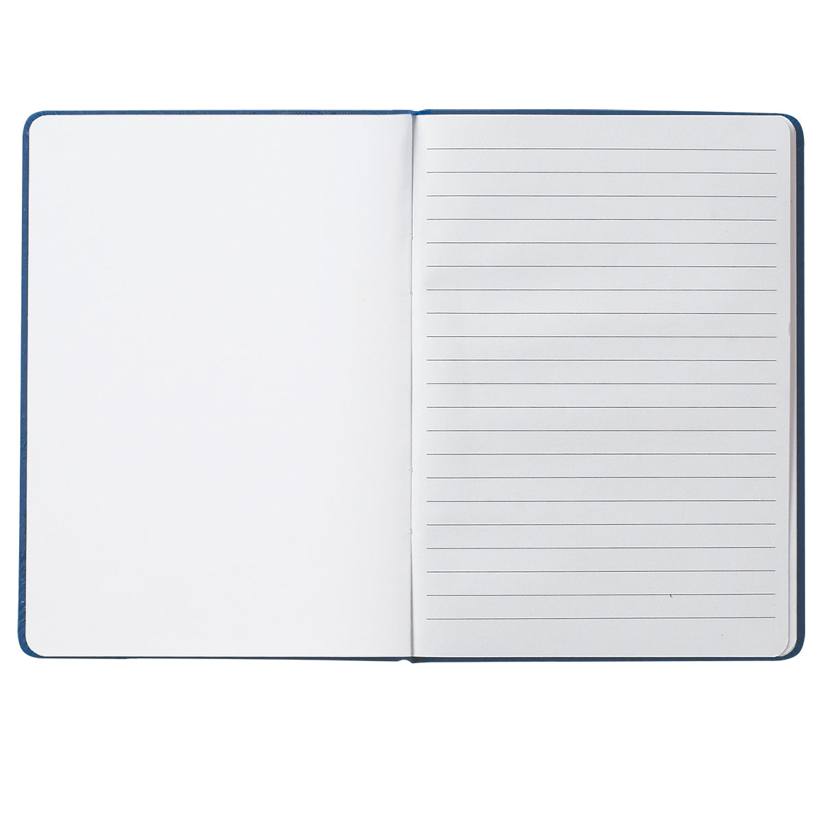 Journal Notebook in Recycled PET Full Color - Blue - Insidecover_Blank