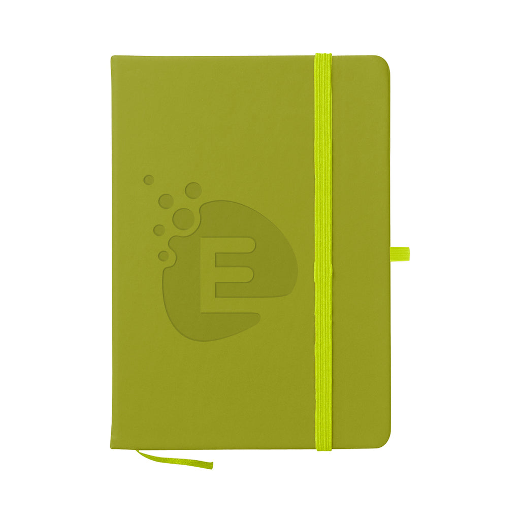 Journal Notebook in Recycled PET Full Color - Green - Debossing