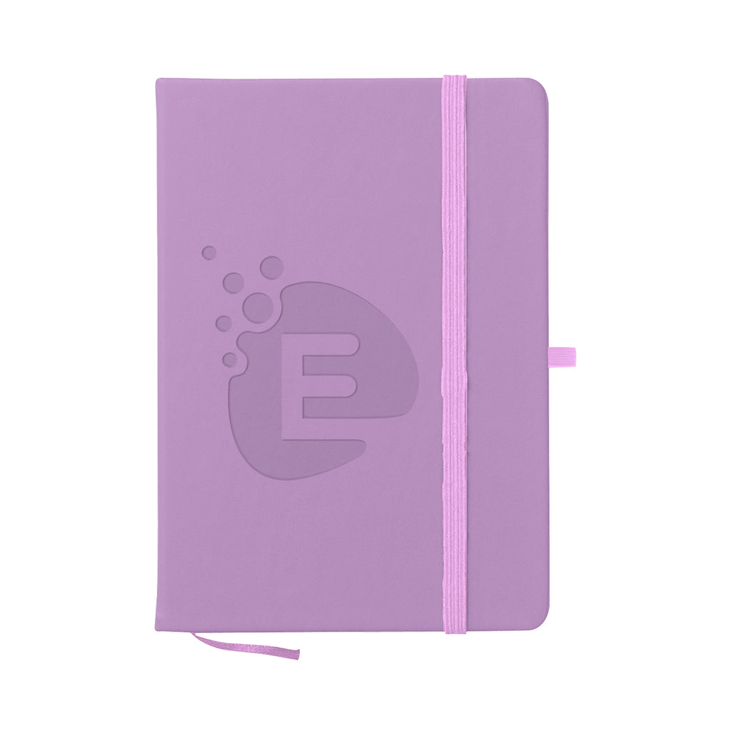 Journal Notebook in Recycled PET Full Color - Purple - Debossing