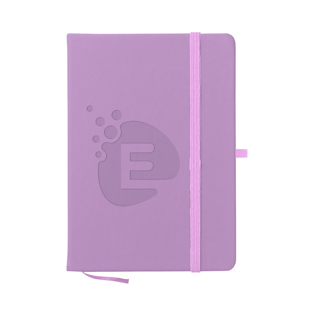 Journal Notebook in Recycled PET Full Color - Purple - Debossing