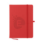 Journal Notebook in Recycled PET Full Color - Red - Debossing
