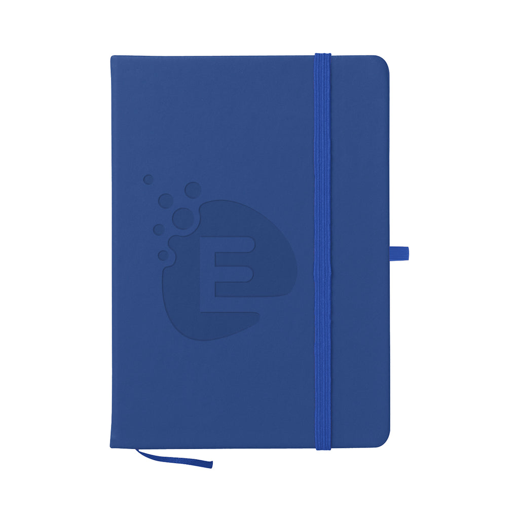 Journal Notebook in Recycled PET Full Color - Royal Blue - Debossing