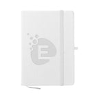 Journal Notebook in Recycled PET Full Color - White - Debossing
