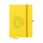 Journal Notebook in Recycled PET Full Color - Yellow - Debossing