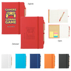 Journal Notebook with Sticky Notes and Flags Full Color