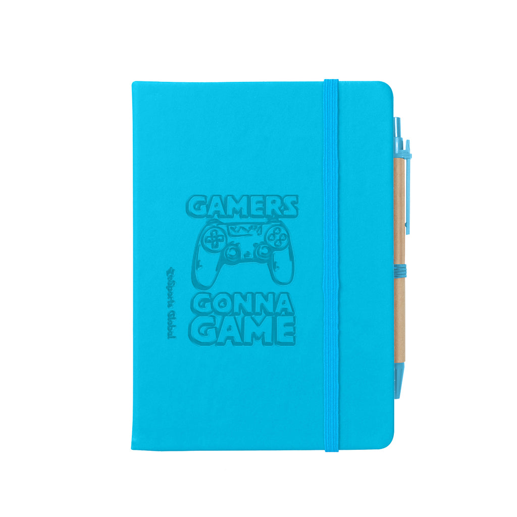 Journal Notebook with Sticky Notes and Flags Full Color - Debossing