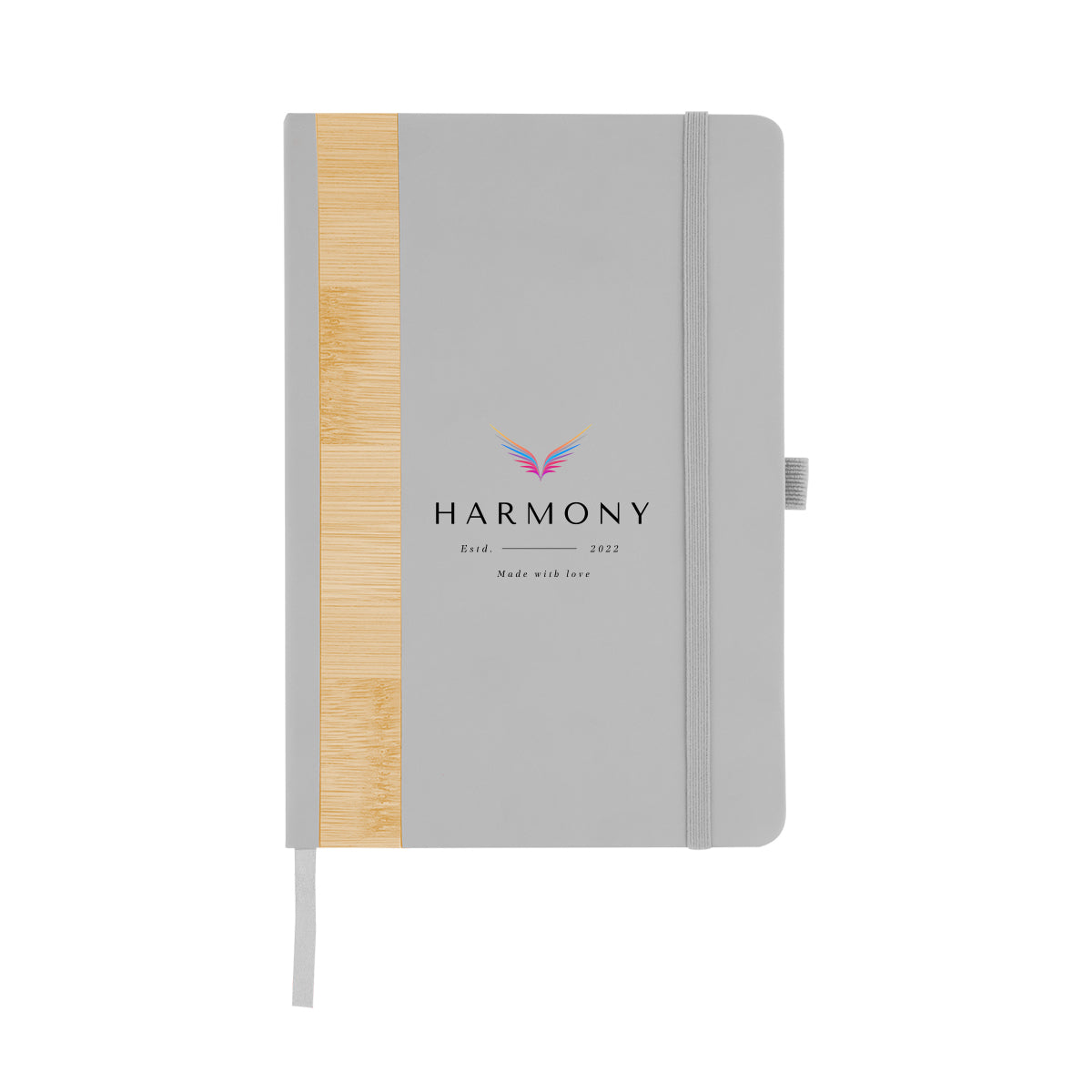 Journal with Bamboo Accent in Recycled PET Full Color - Full Color