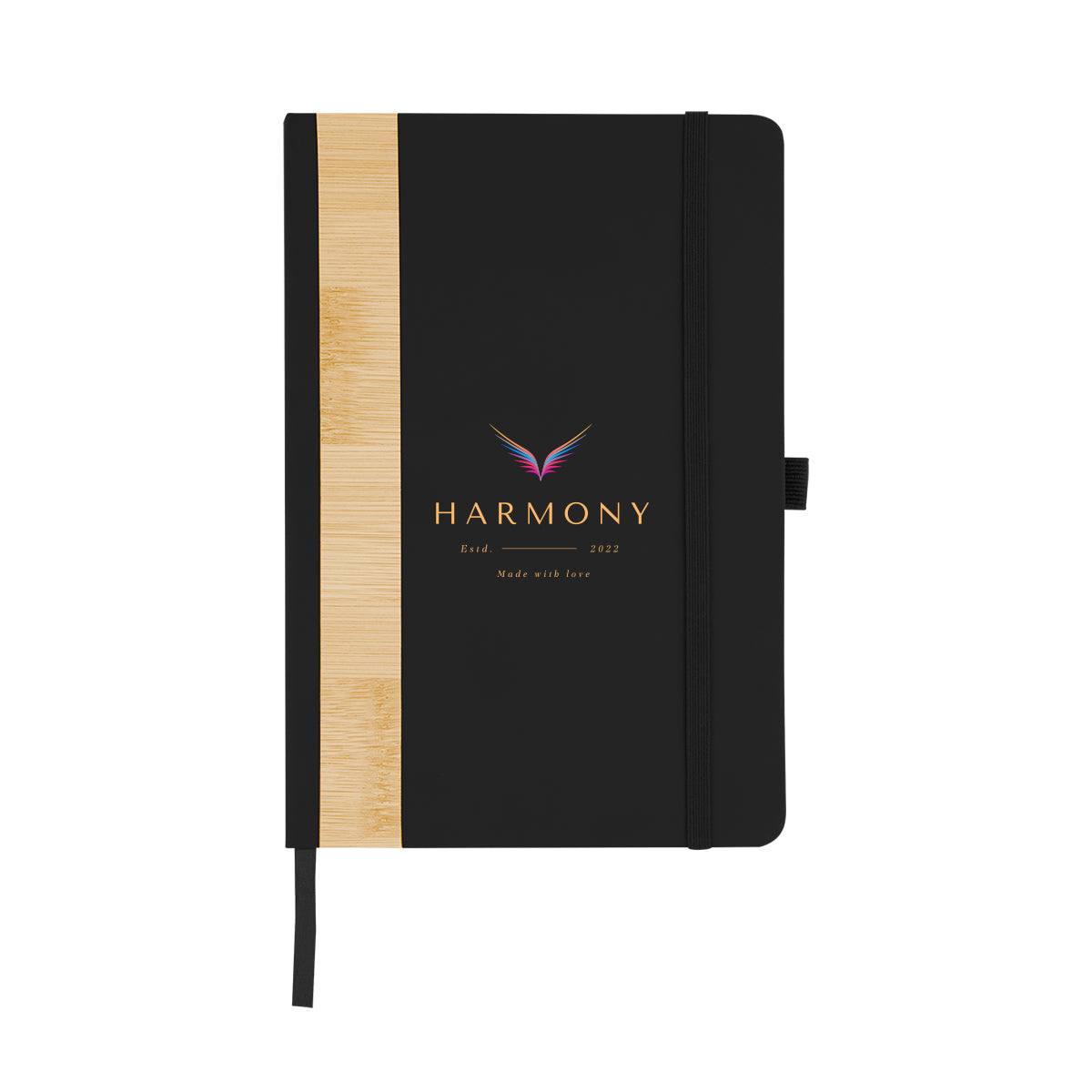 Journal with Bamboo Accent in Recycled PET Full Color - Full Color