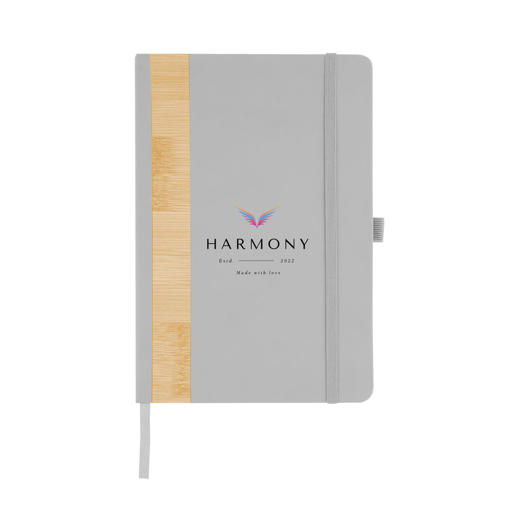 Journal with Bamboo Accent in Recycled PET Full Color - Full Color