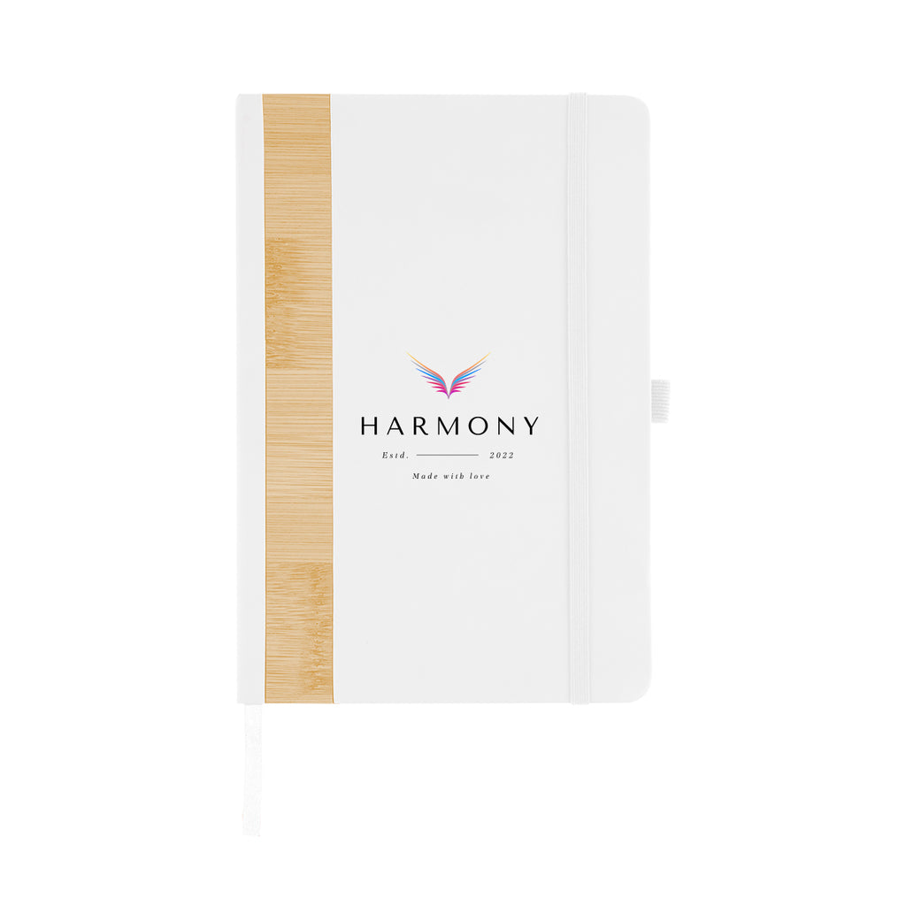 Journal with Bamboo Accent in Recycled PET Full Color - Full Color