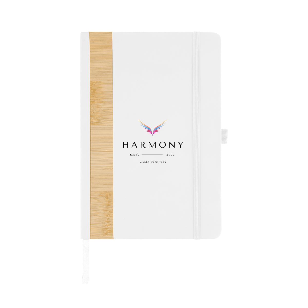 Journal with Bamboo Accent in Recycled PET Full Color - Full Color