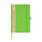 Journal with Bamboo Accent in Recycled PET Full Color - Laser Engraving
