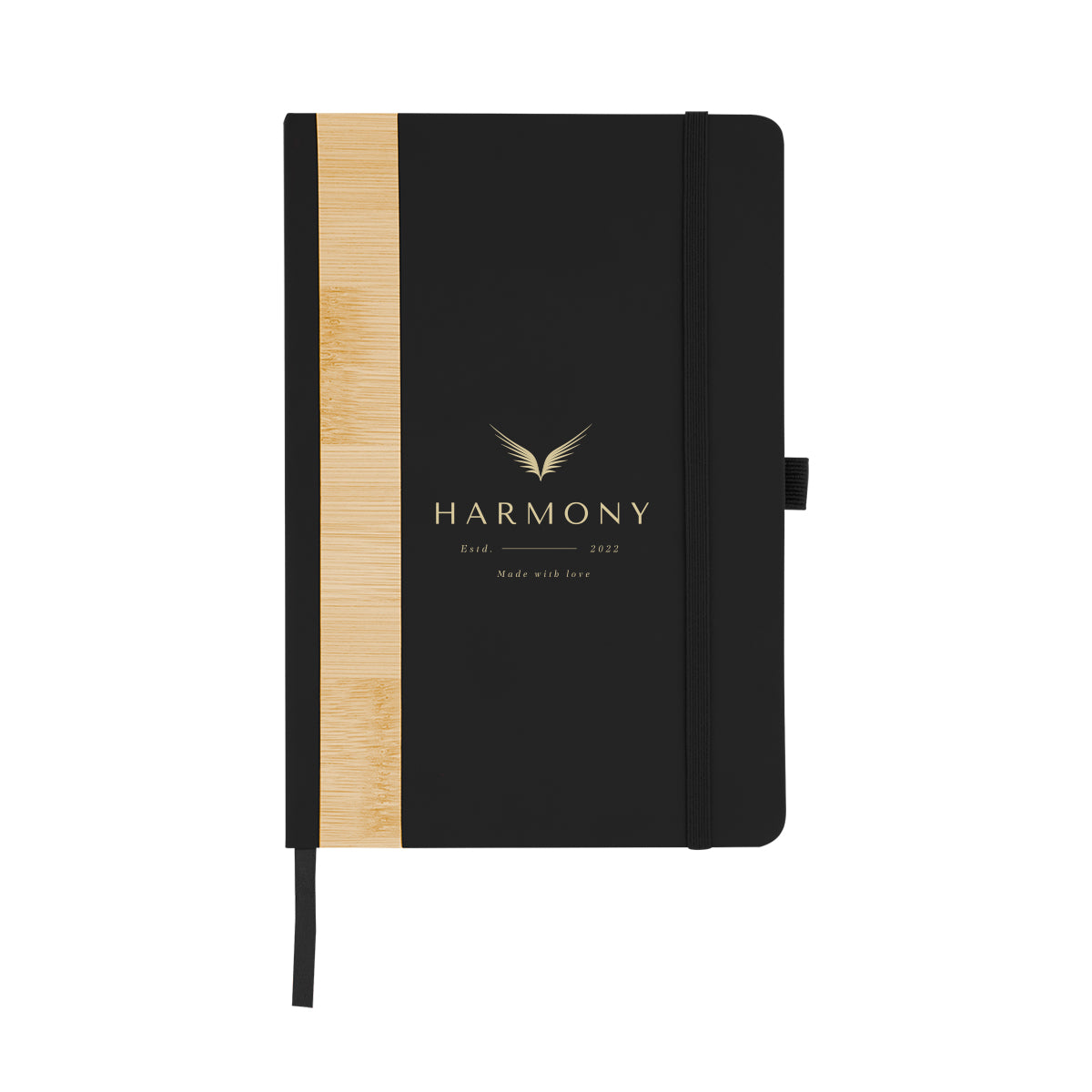 Journal with Bamboo Accent in Recycled PET Full Color - Silk Screen