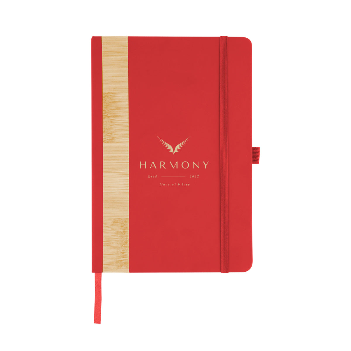 Journal with Bamboo Accent in Recycled PET Full Color - Silk Screen