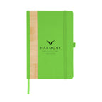 Journal with Bamboo Accent in Recycled PET Full Color - Silk Screen