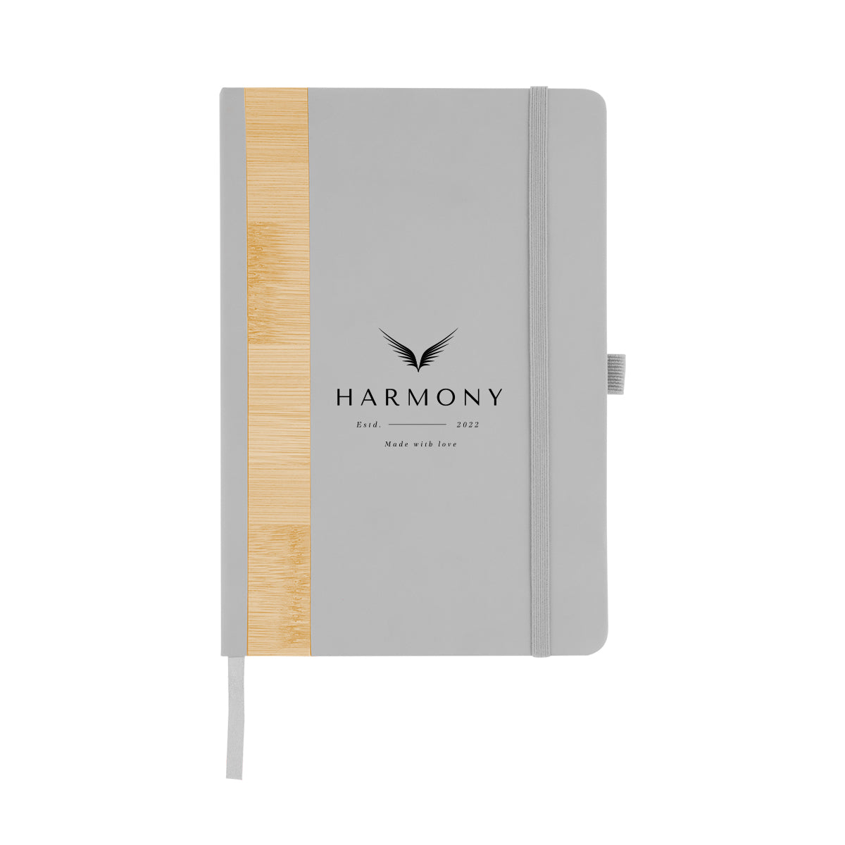 Journal with Bamboo Accent in Recycled PET Full Color - Silk Screen