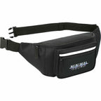 Journey Fanny Pack with Zippered Front Pocket Transfer - Black - Right Angle