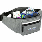 Journey Fanny Pack with Zippered Front Pocket Transfer - Graphite - Photo