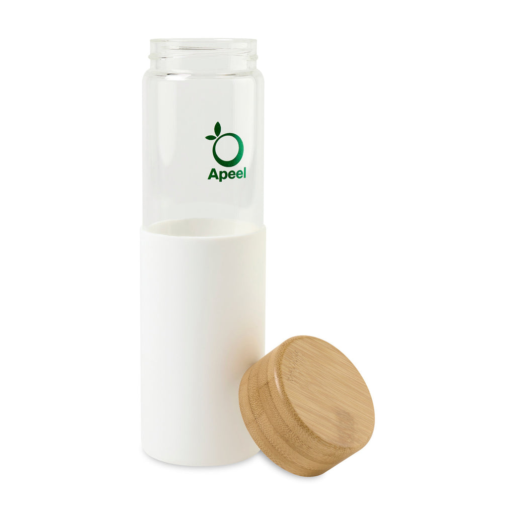 Journey Glass Bottle with Bamboo Lid, 20 oz - Confetti - View 2